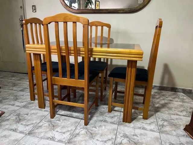 MESA SALA JANTAR C 4 CADEIRAS - Foto 2