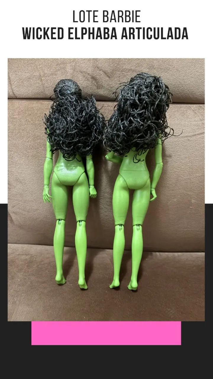  LOTE BARBIE WICKED ELPHABA ARTICULADA - Foto 4
