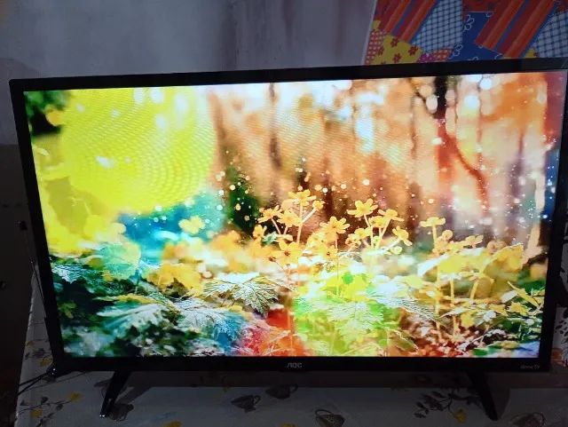smartv aoc 32 novinha - Foto 3