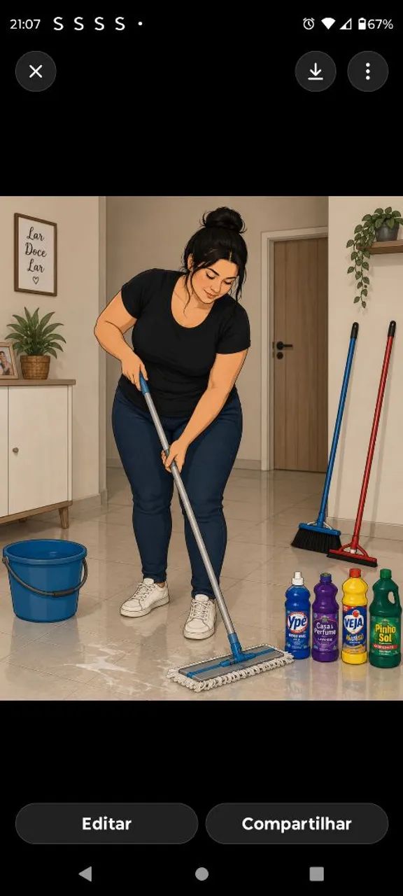 faço limpeza geral tenho várias referecias