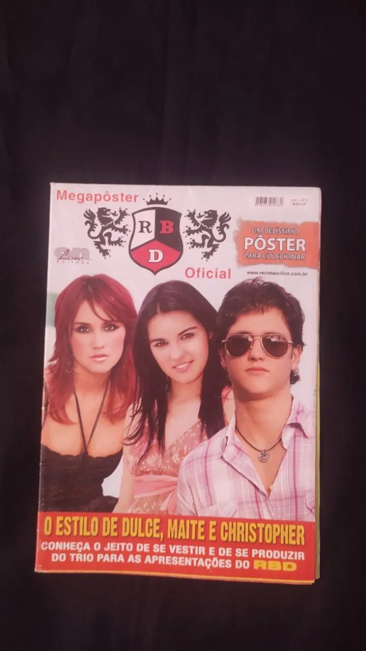 Megapôster RBD Oficial Vol.4 (Excelente estado com poucas marcas de uso)