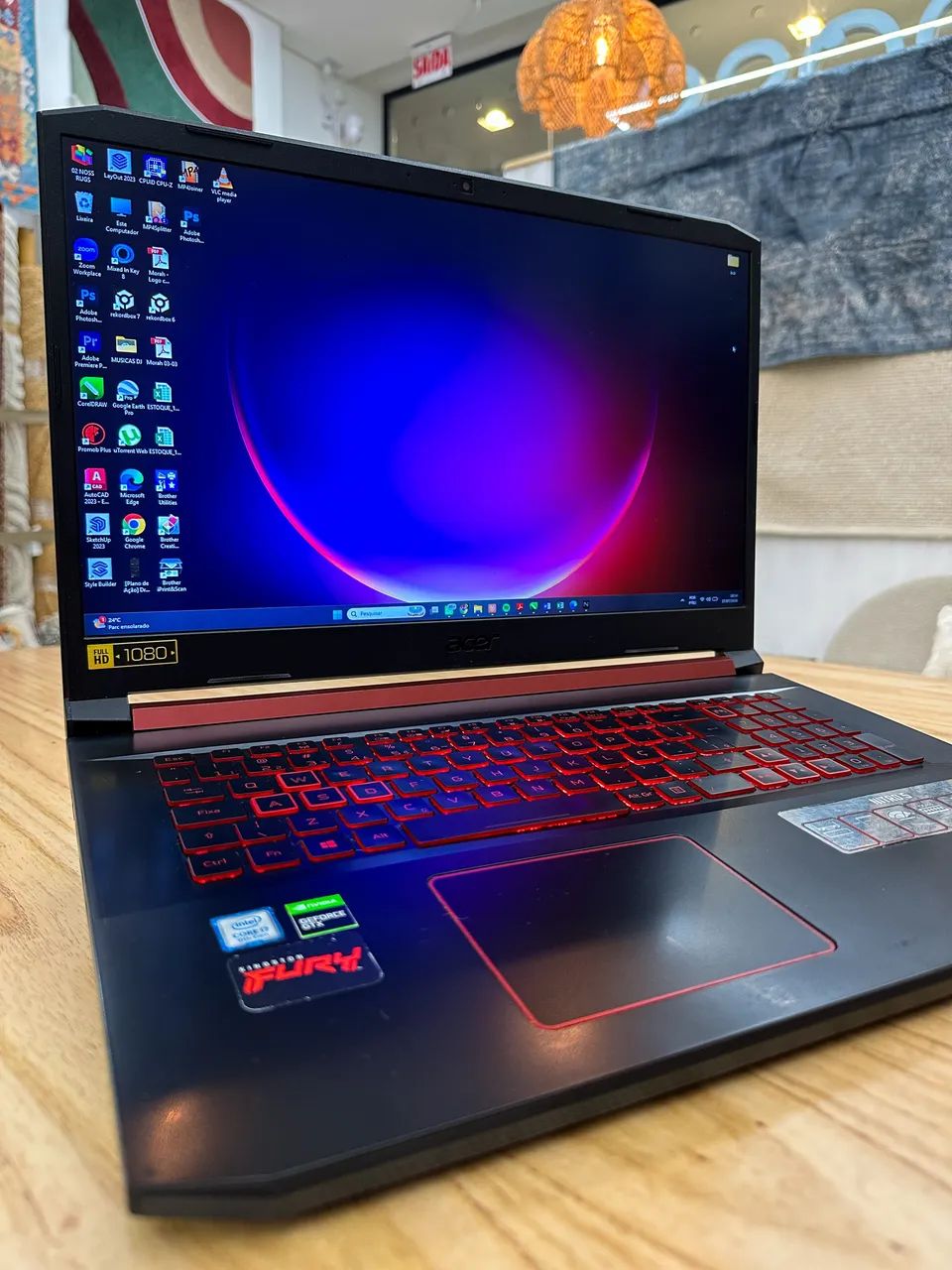 Notebook Acer Nitro 5 17Pol. - Impecável - Foto 2