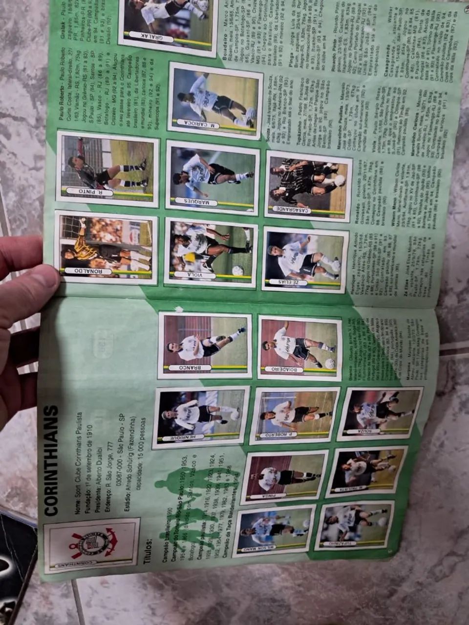 Álbum Completo Campeonato Brasileiro 1994 - Foto 2