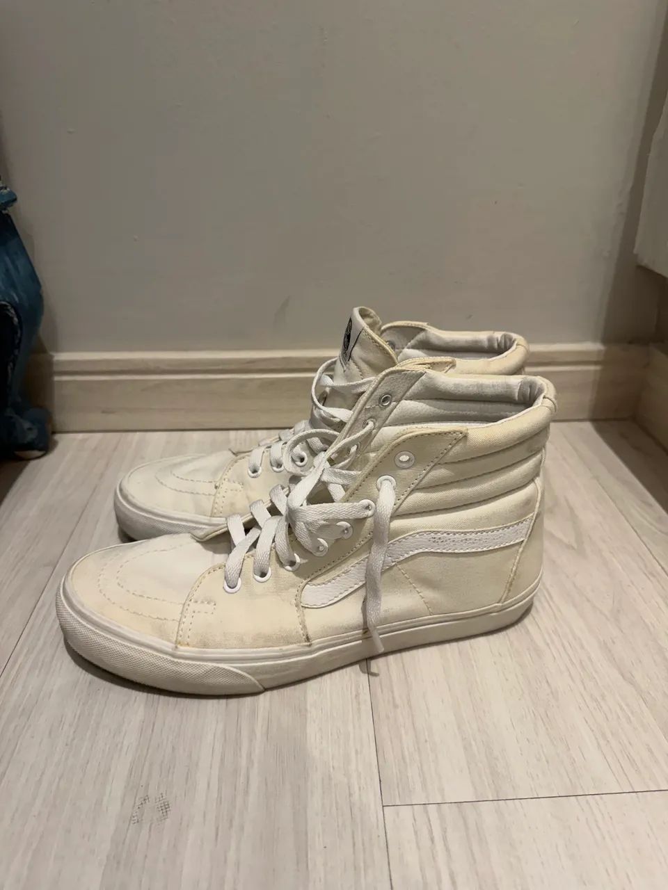 Vans sk8 hi branco - tam 39