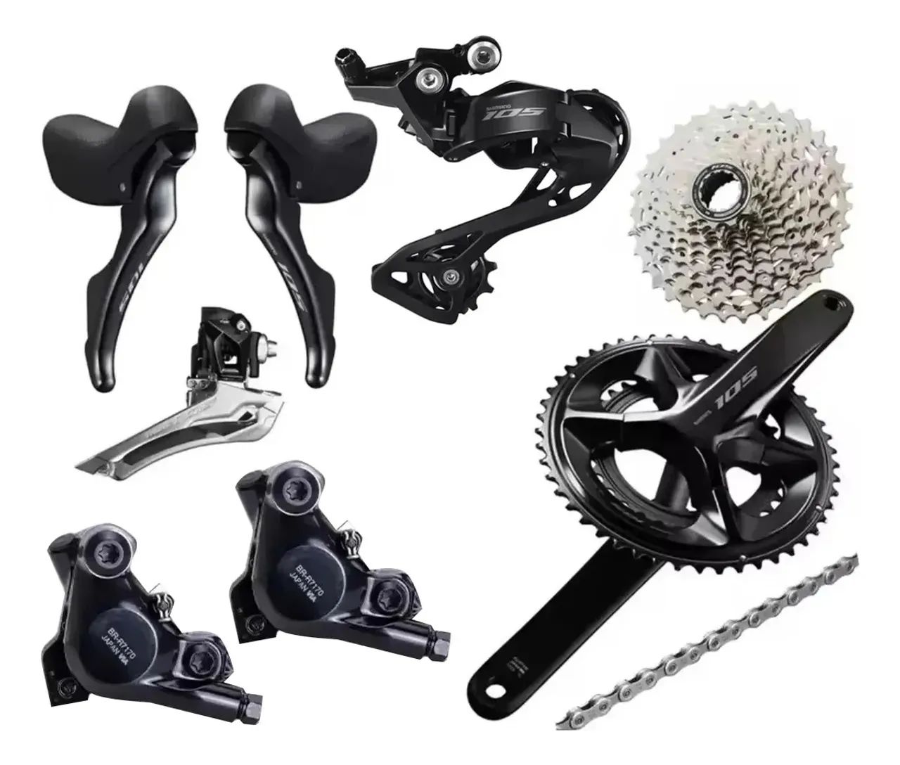 Kit Shimano 105 12v hidráulico - Ciclismo - Centro, Jacareí