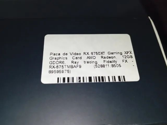 (USADA) Placa de Vídeo RX 6750XT FOUNDERS XFX 12GB  - Foto 3