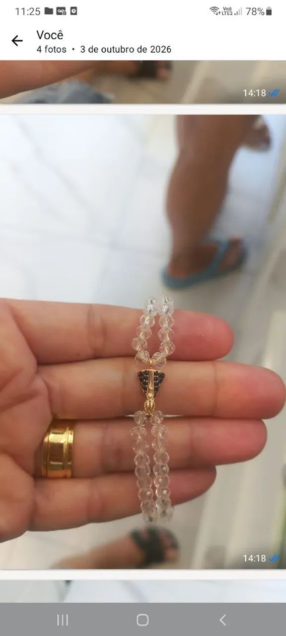 Pulseira semi joia 