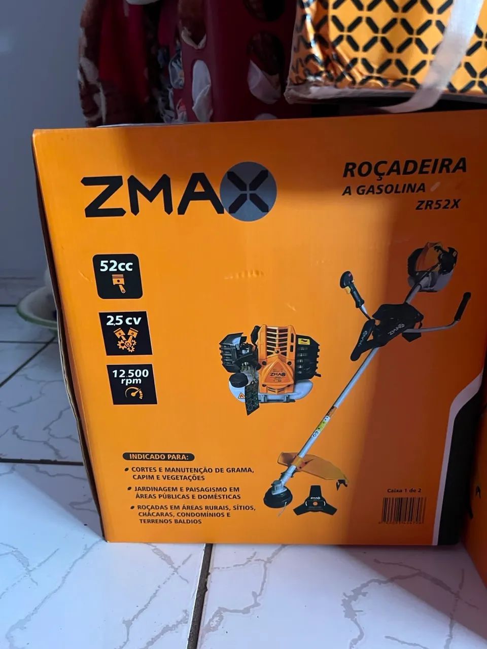 Roçadeira ZMAX  na caixa - Foto 3
