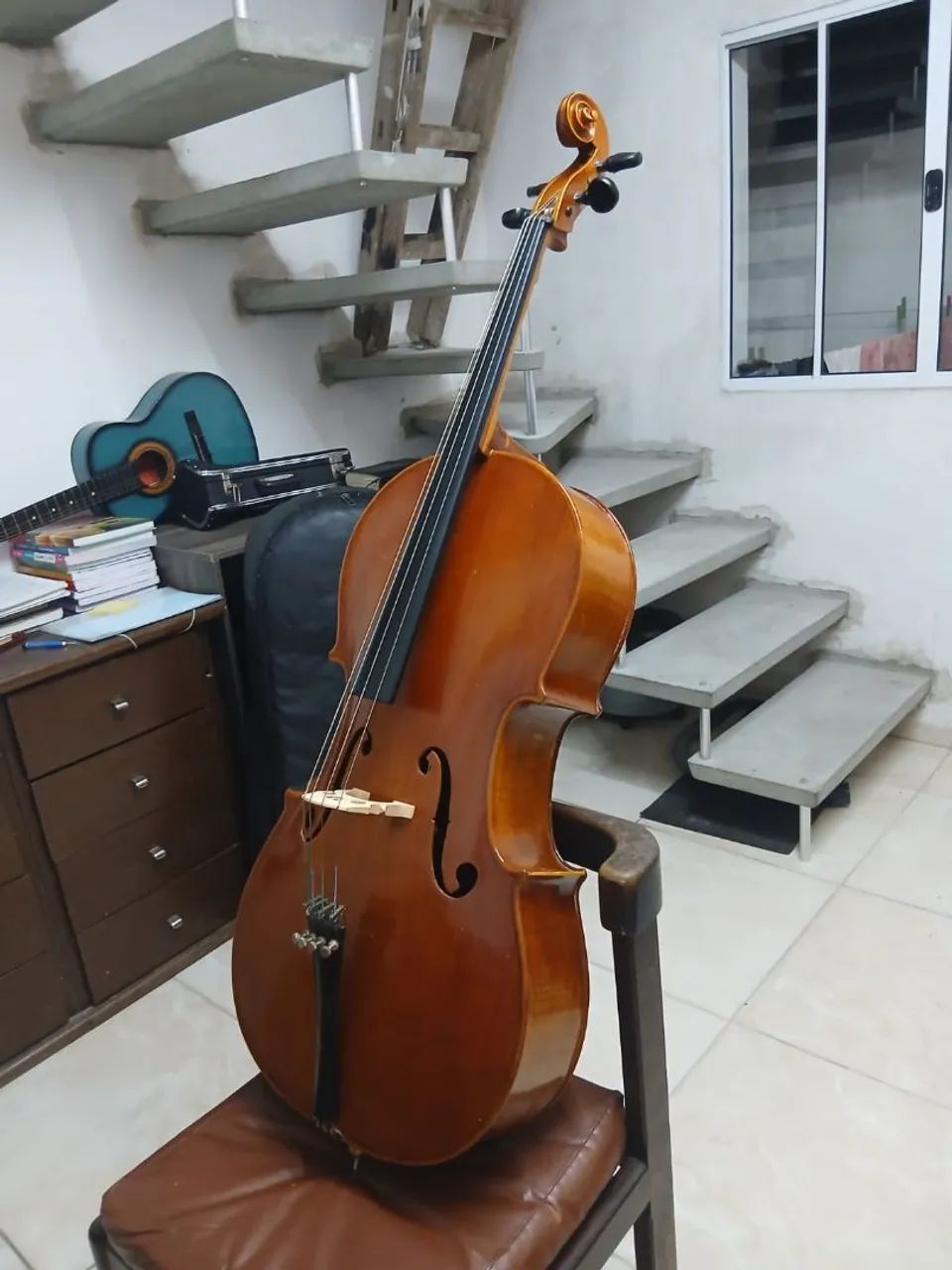 Violoncello 4x4 revisão Luthier som fantastico - Foto 4