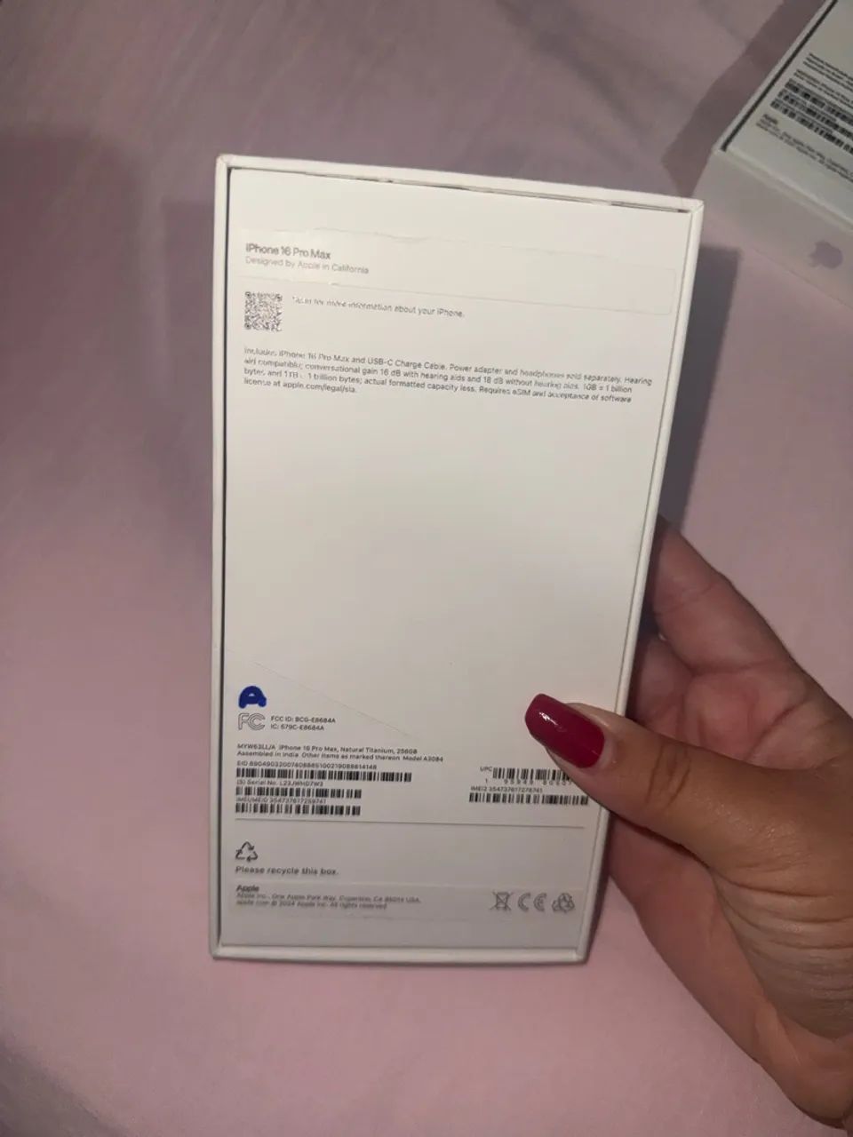 Caixa de iPhone 16 pro max e 14 plus  - Foto 4