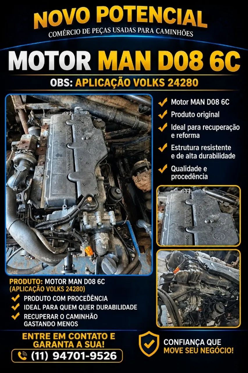 MOTOR MAN D08 6CC