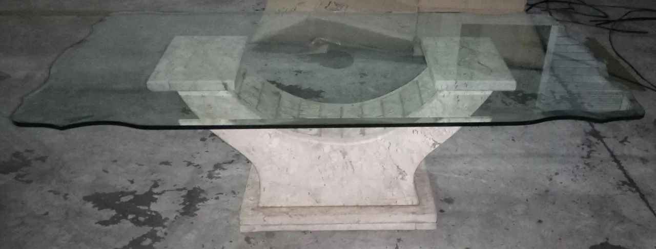 Mesa de centro vidro e granito - Foto 3