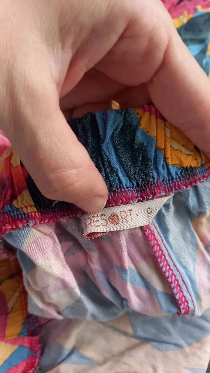 Saia longete estampada tamanho p - Foto 4