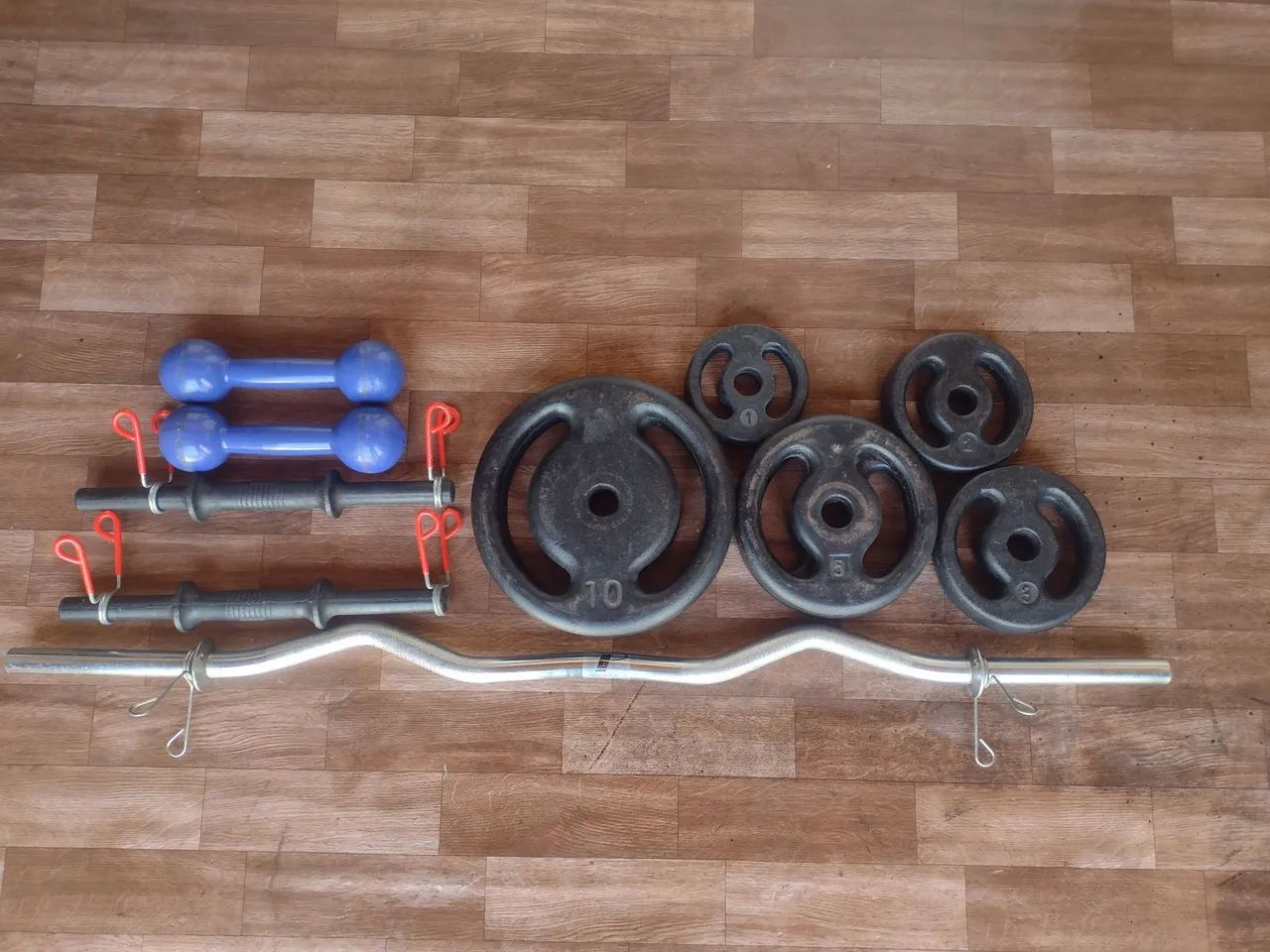 Kit musculação 