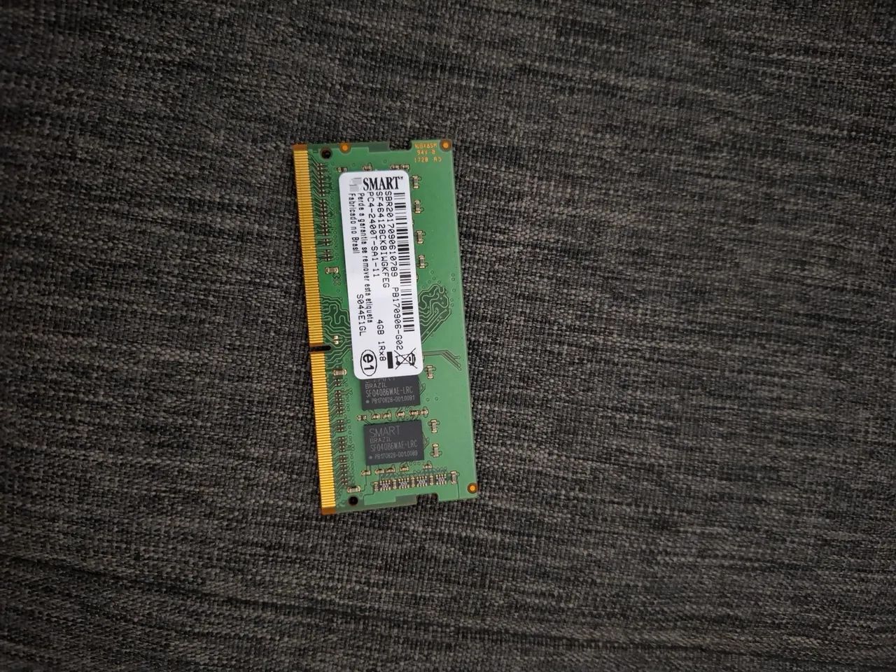 Memória RAM DDR4 Notebook - 4GB<br><br>Marca: Smart