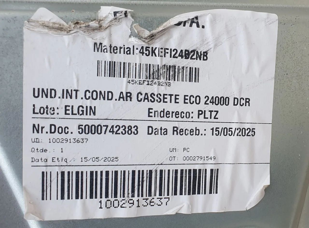 Sucata de cassete de ar condicionado Elgin - Foto 4