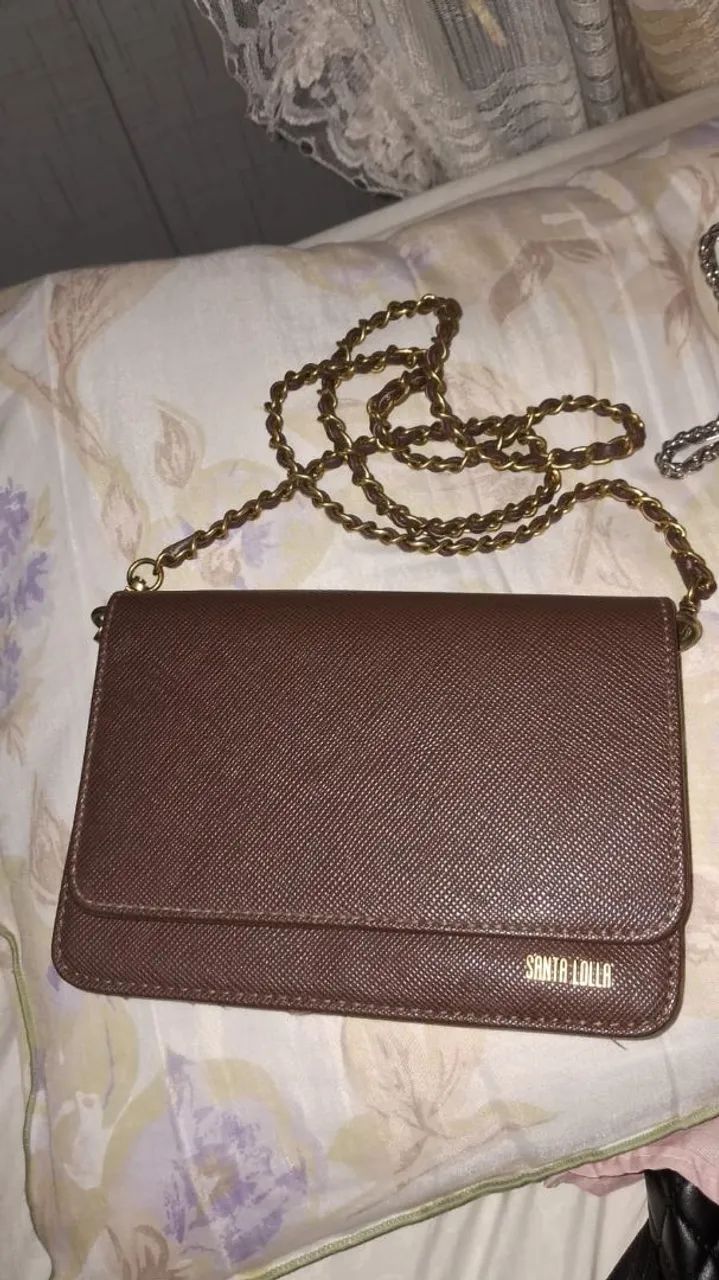 Bolsa marron transversal 