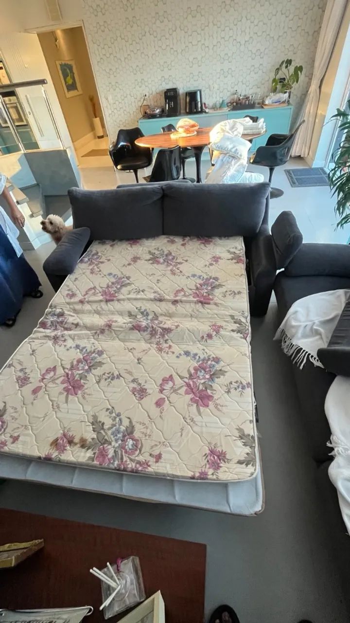 Conjunto de Sofás 3 e 2 Lugares + Sofá-Cama Casal - Foto 2