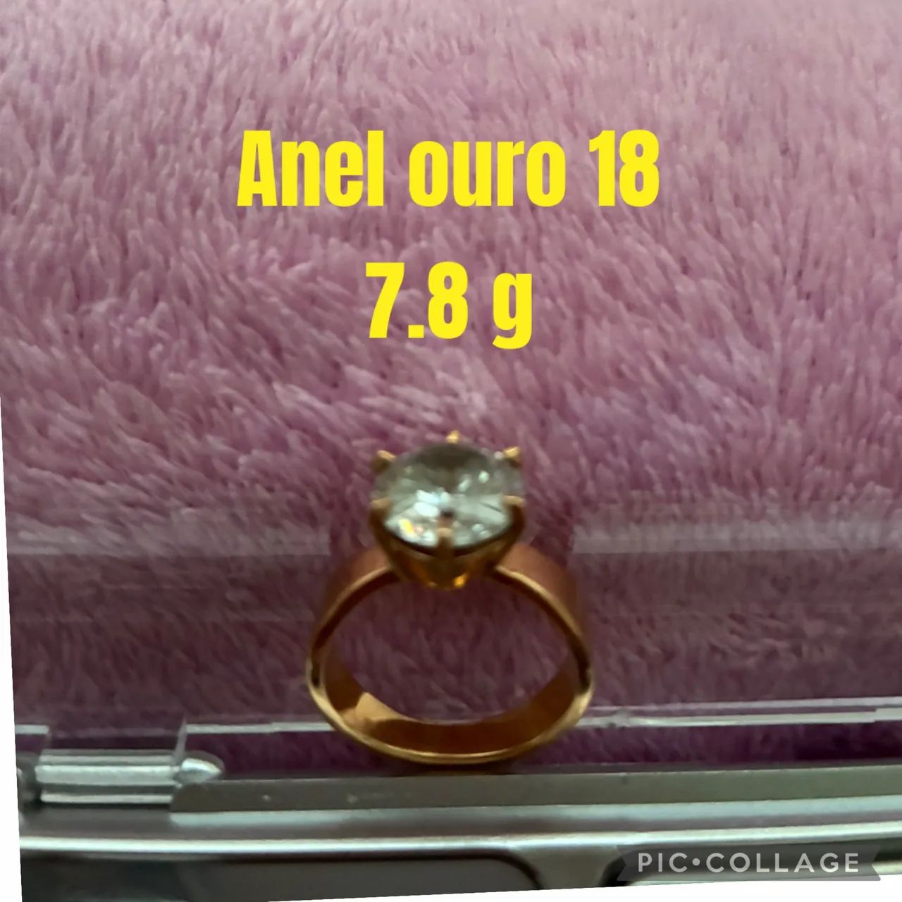 Anel ouro 18