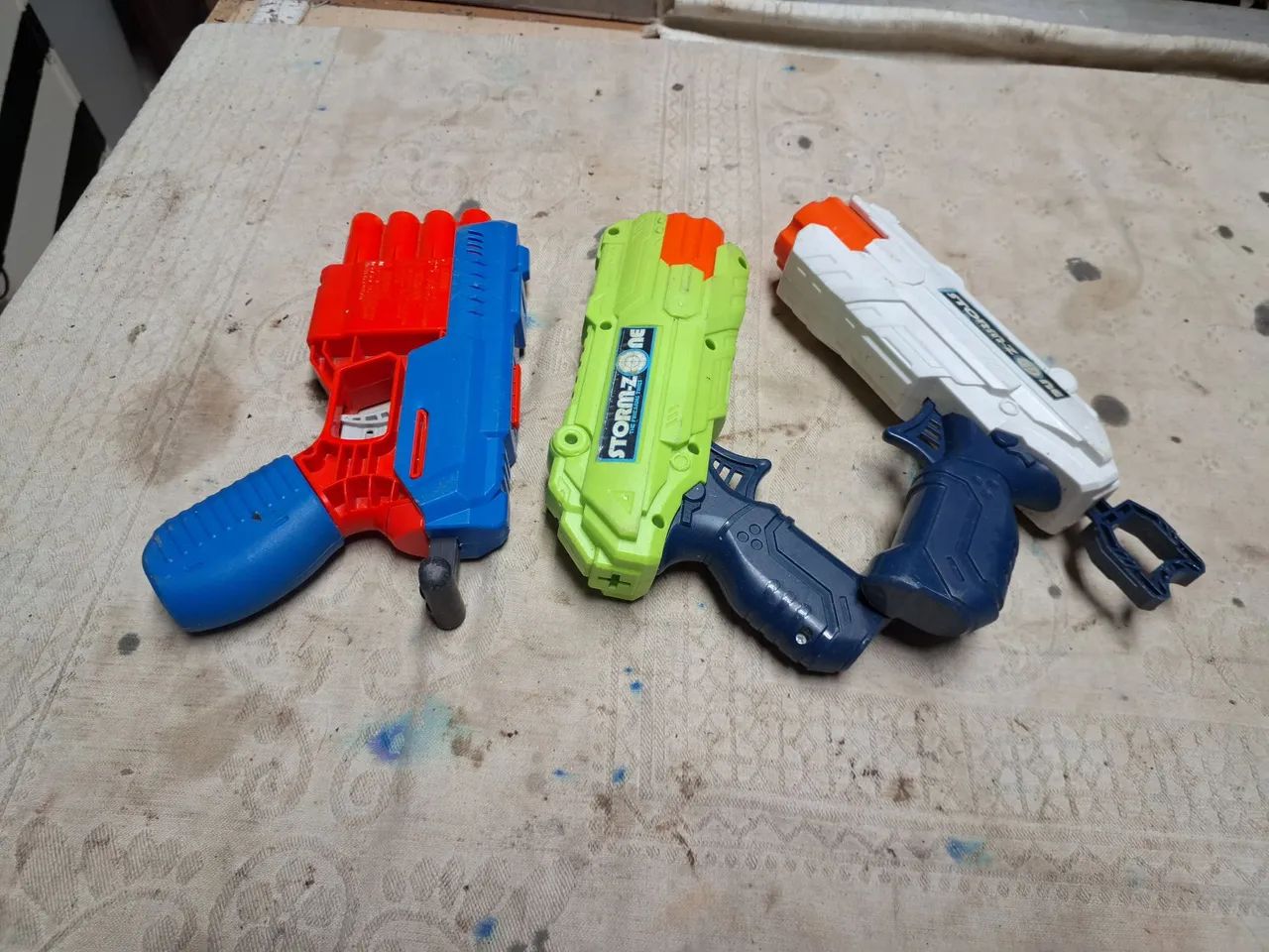 2 Blasters Nerf Stormzone - Brinquedo Divertido, nso sei se funciona - Foto 4