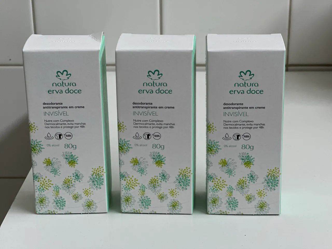 Kit  desodorante em creme erva doce - Foto 4