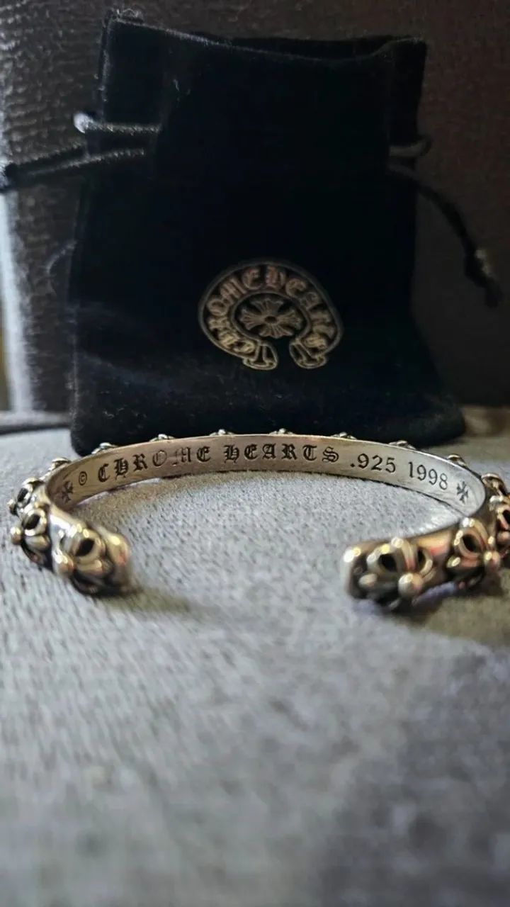 pulseira bracelete chrome hearts - Foto 3