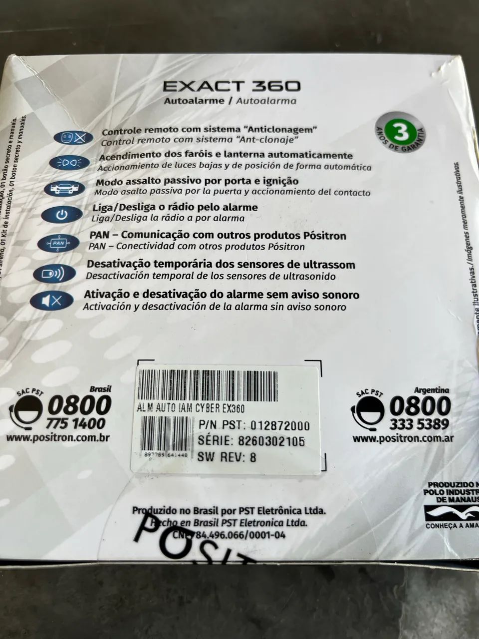 Alarme pósitron  230  pra sair rapidão  - Foto 3