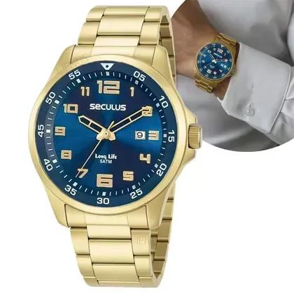 Relógio Seculus, novo, nota fiscal. Garantia do fabricante. Original. 