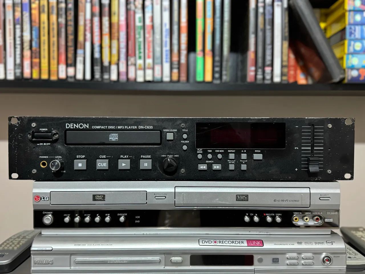 CD PLAYER DENON DN-C635 PROFISSIONAL, TOCA CD