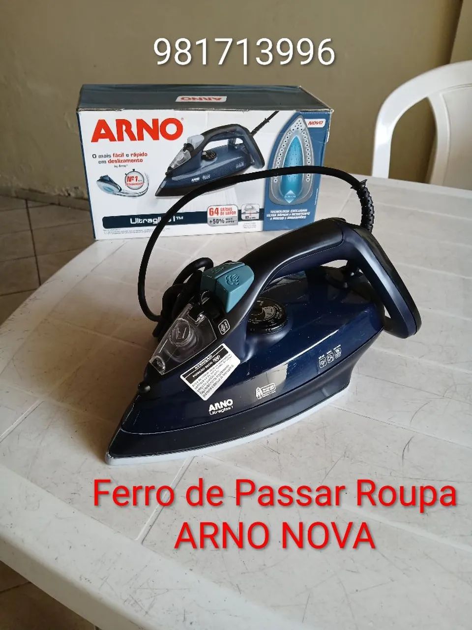 Ferro de Passar Roupa Arno Nova  