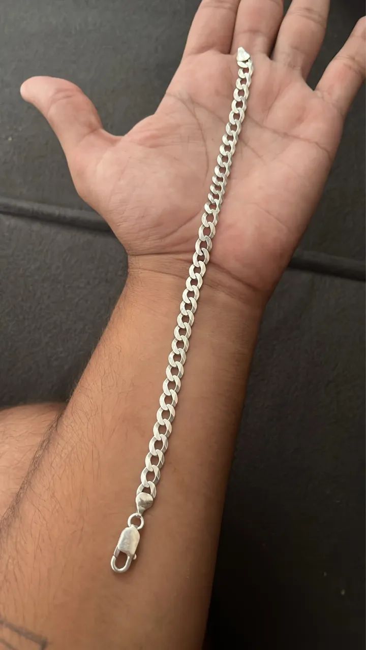 Pulseira de prata 925  - Foto 3