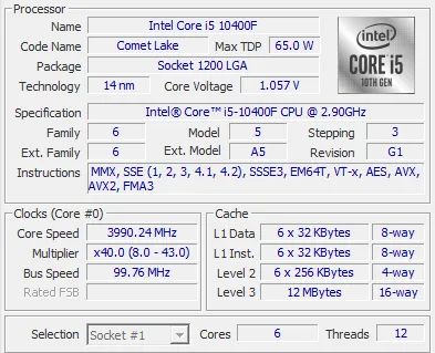 Kit Intel Core i5 10400F + Placa-Mãe ASUS TUF Gaming B560M-PLUS (Com Caixa) - Foto 4
