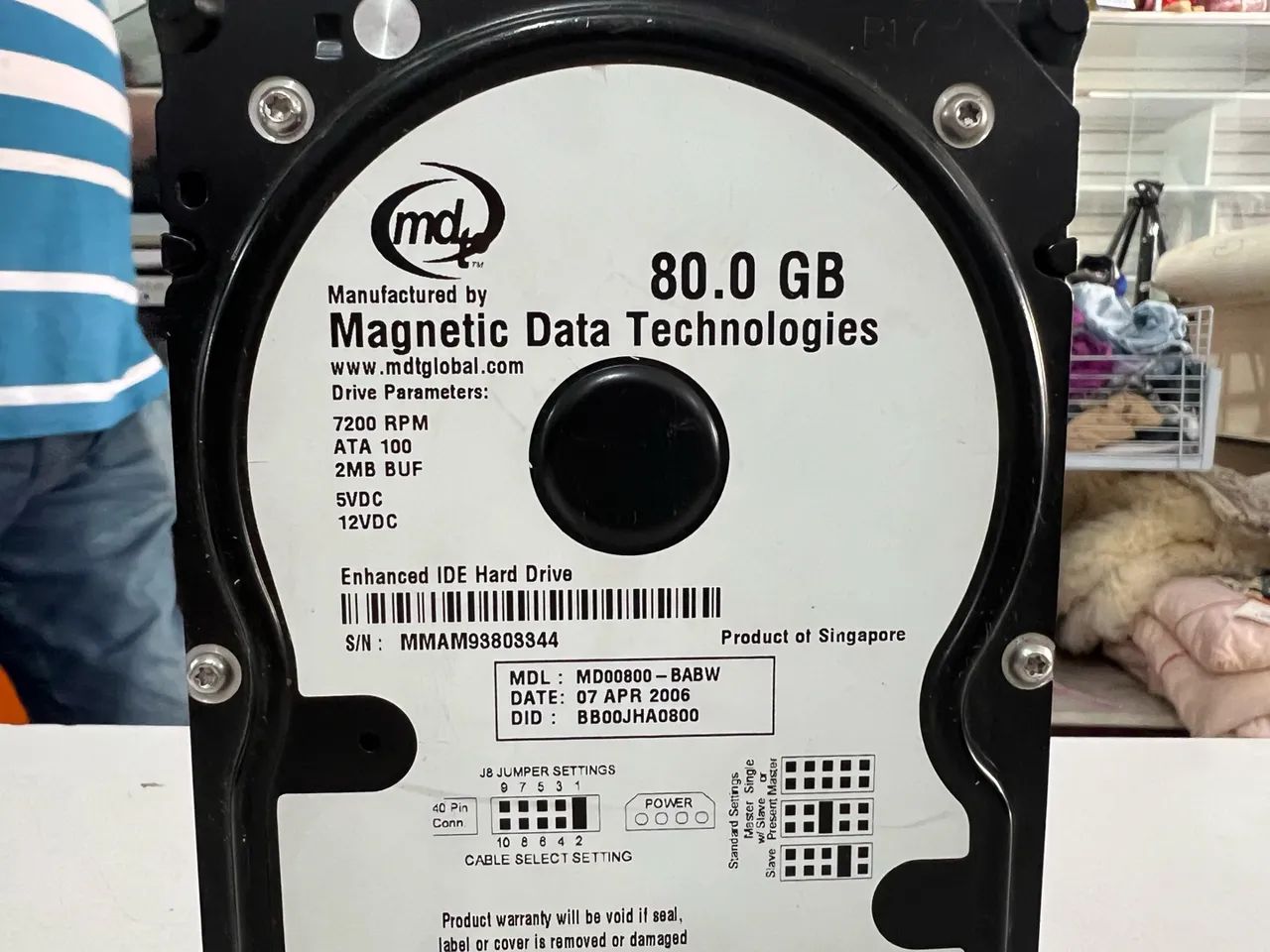 HD Interno 80GB MDT - Foto 4