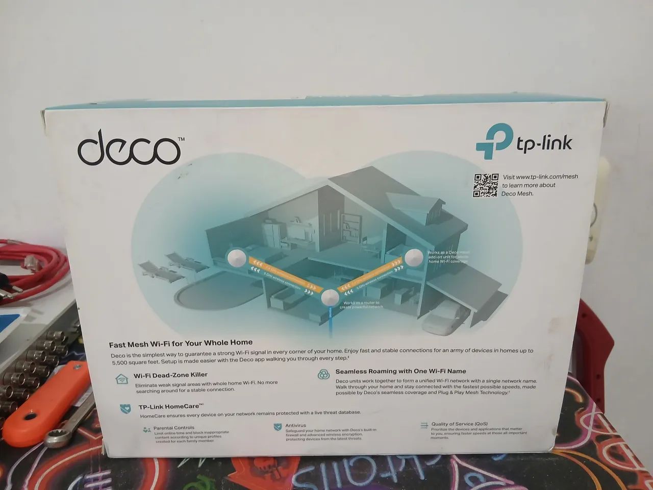 Kit Roteador TP-Link deco M 5 para casa toda - Foto 2