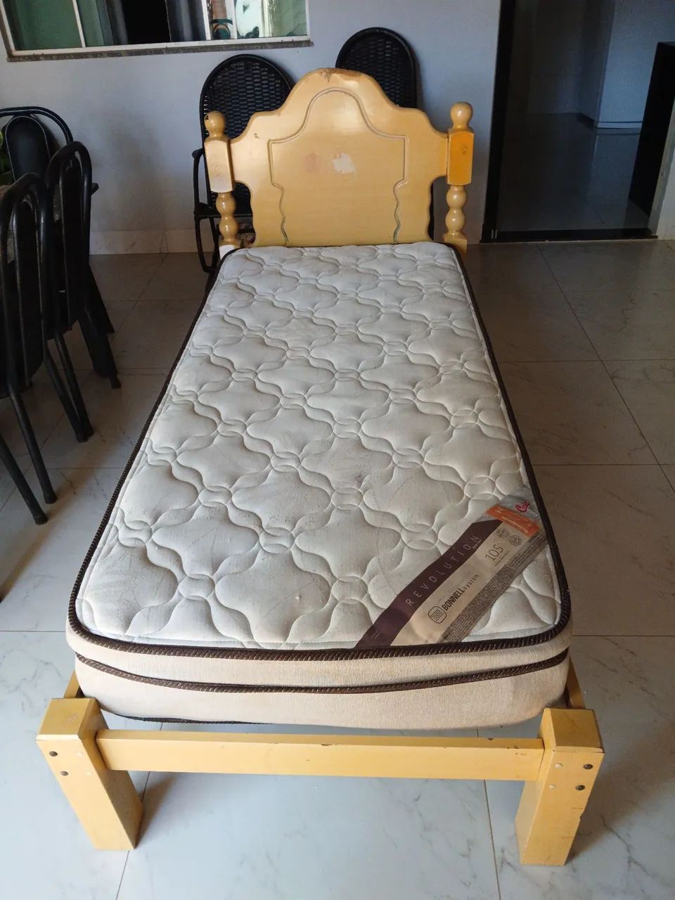 Cama de solteiro com Colchão da Castor - Foto 2