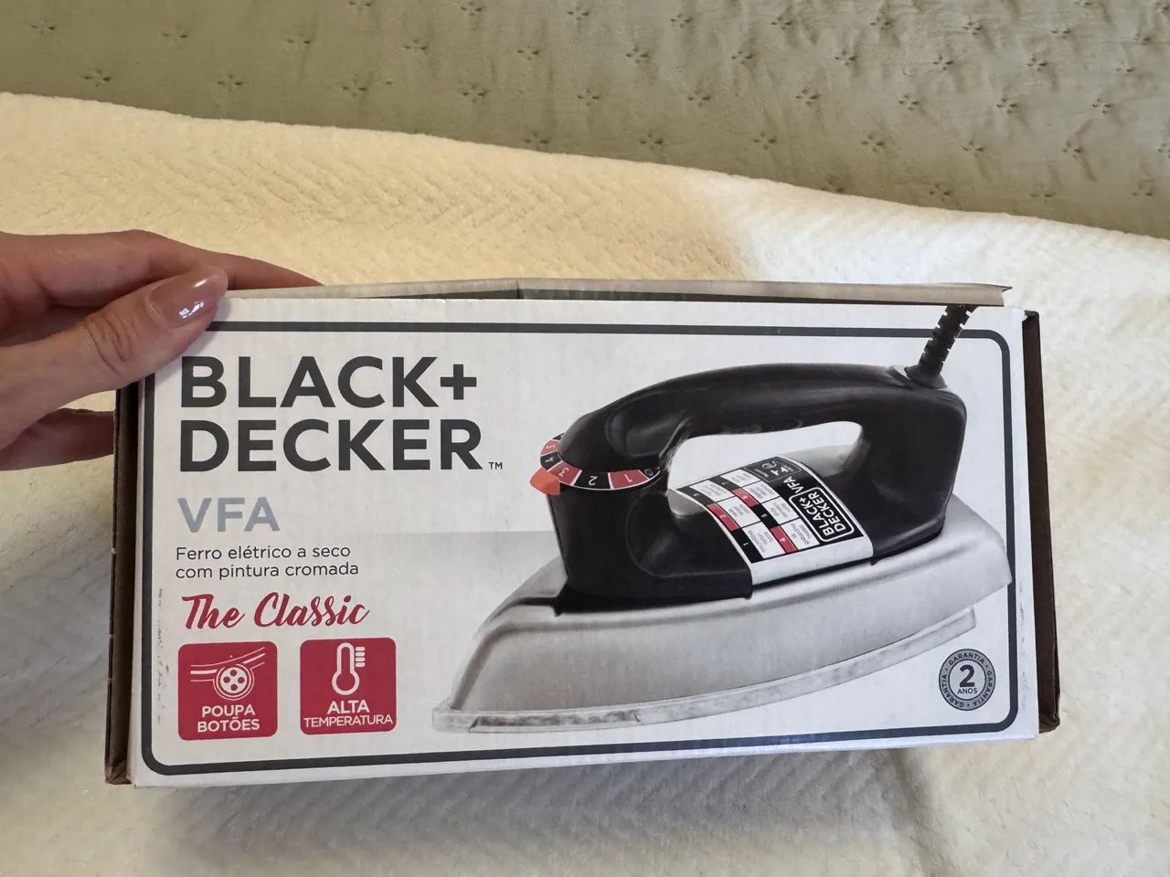 FERRO DE PASSAR BLACK+DECKER - ÓTIMO ESTADO - Foto 2