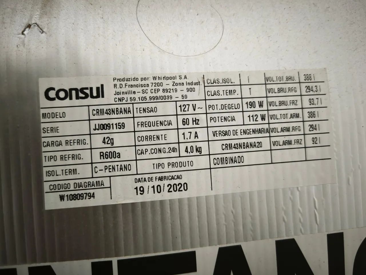 Geladeira Consul Frost Free 386L 110v - Foto 5