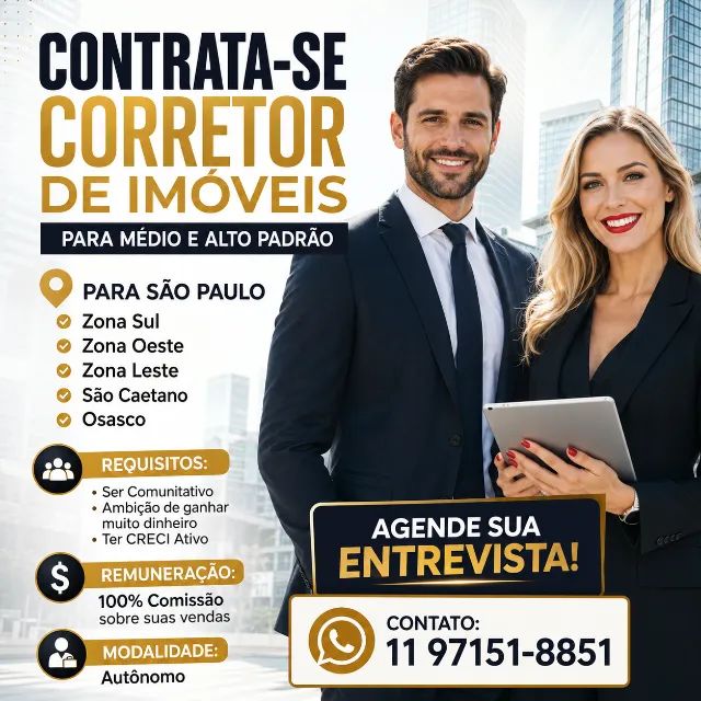 Corretor de Imóveis Início Imediato - Foto 2