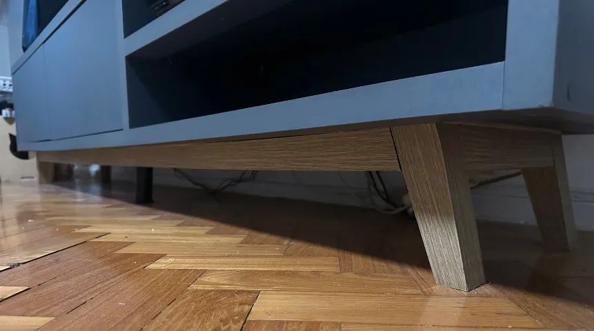 Rack Sala TV cinza 100% MDF - Foto 3