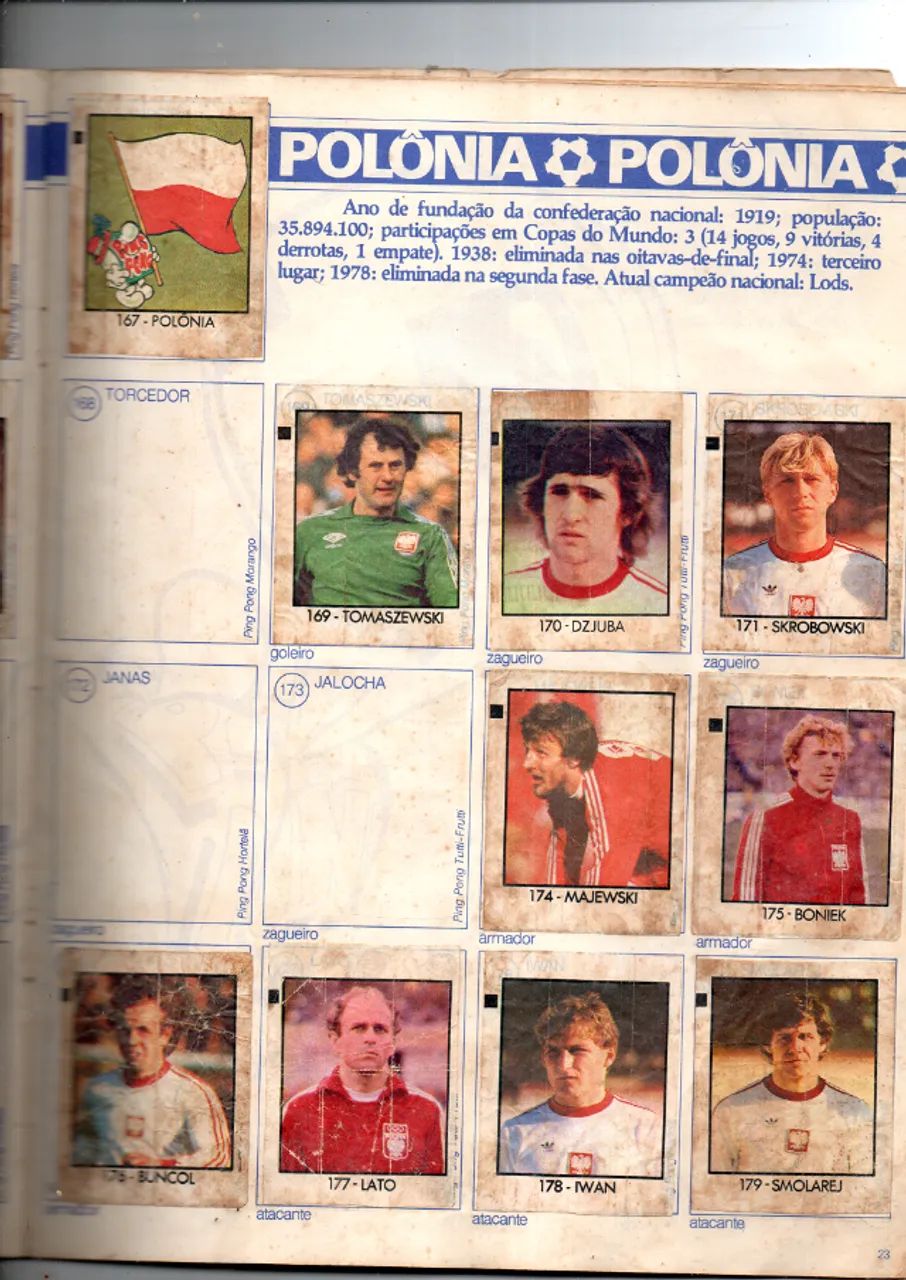 Álbum Copa Do Mundo Espanha 82 ORIGINAL (incompleto) - Esportes de