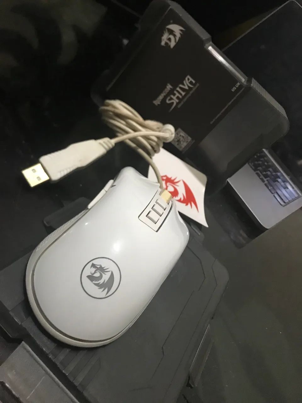 Mouse m711 cobra branco! - Foto 2