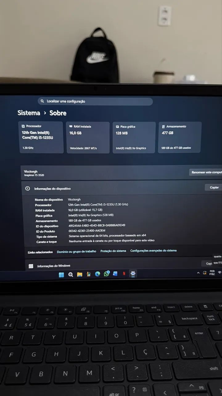 Notebook Dell Inspiron 15 3520 - Foto 2