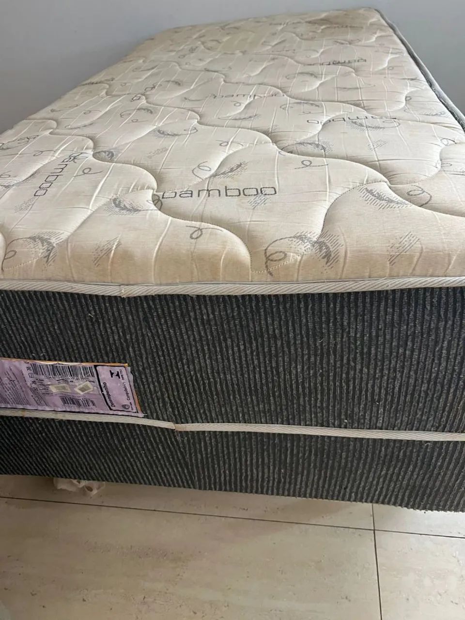 CAMA BOX SOLTEIRO MOLAS ENSACADAS - FAÇO ENTREGA  - Foto 4
