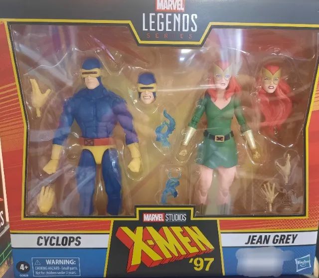 Série Marvel Legends: Ciclope e Jean Grey X-MEN 97, lacrado, top top