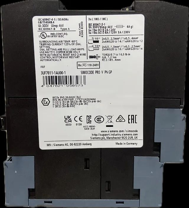 Siemens SIMOCODE 3UF7011-1AU00-1 - Foto 3