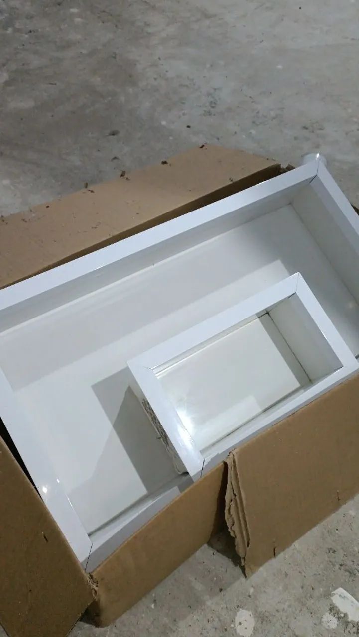 Nichos de porcelanato para box e papel higiênico  - Foto 2