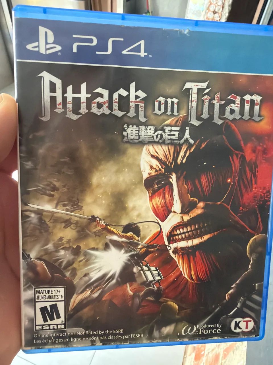 Atrack on titan ps4 vendo ou troco 