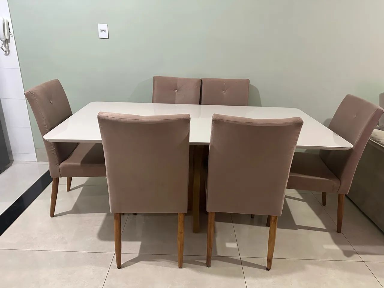 Mesa de jantar 6 cadeiras - alta qualidade