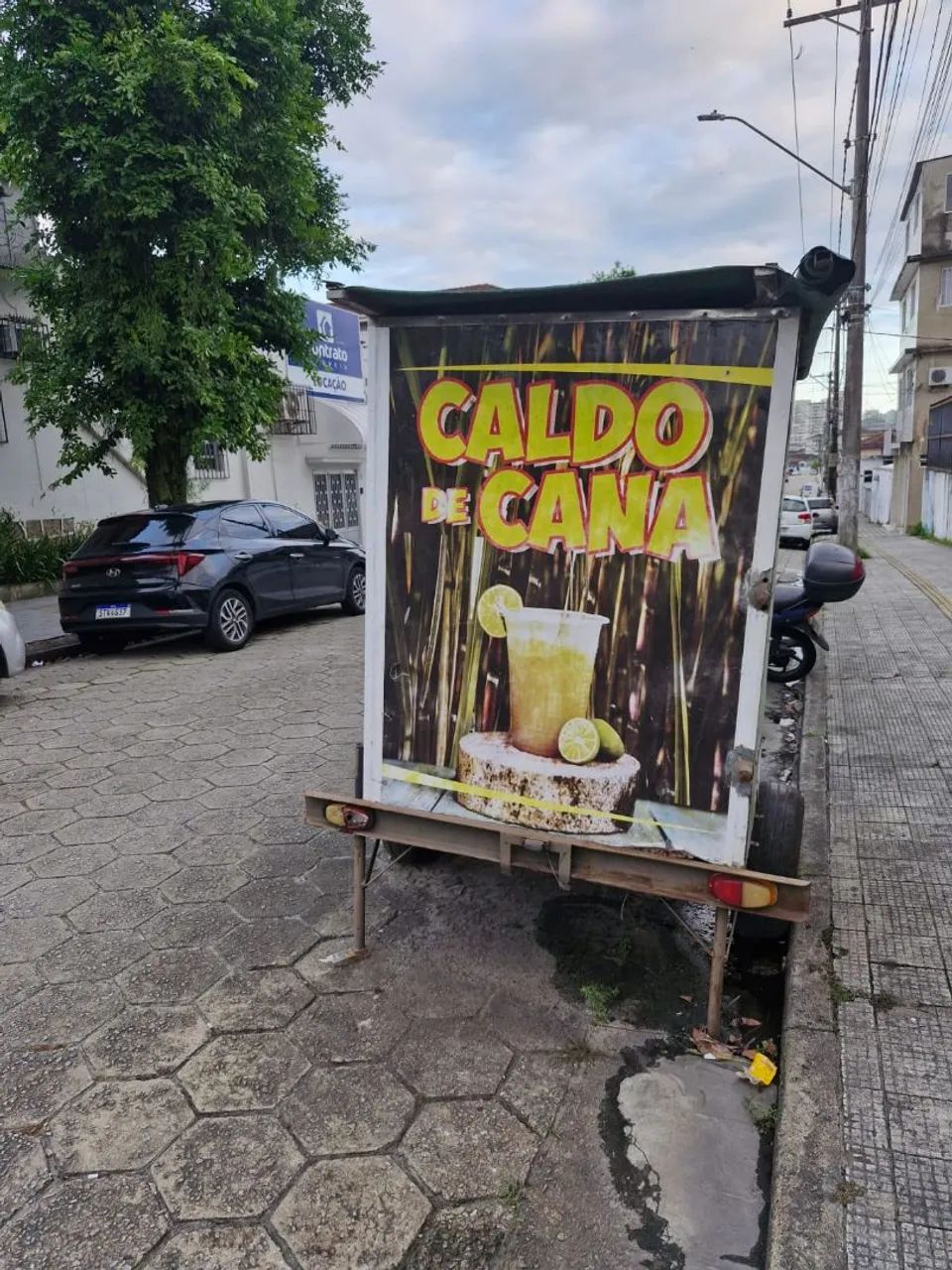 carrinho de caldo de cana com licença 