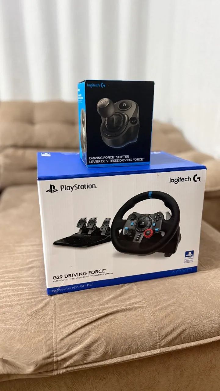 Logitech G29 com Câmbio e Pedais - Pouco Uso e Caixa Original - Foto 2